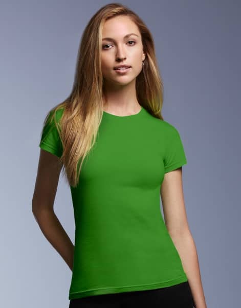 Anvil-T-shirt-groen-vrouw