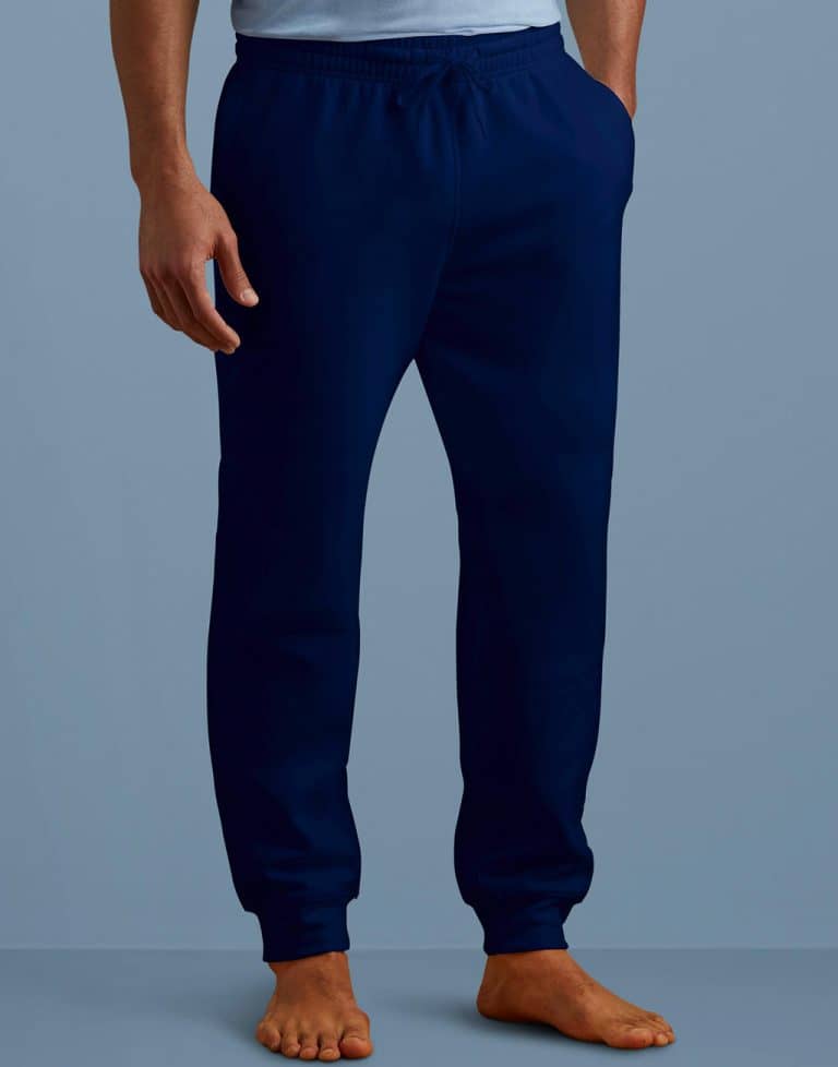 Gildan-sweatpants-blauw-mannen